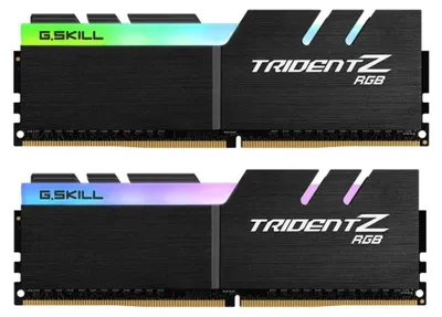 Produktbild von G.Skill Trident Z RGB F4-3600C18D-32GTZR, 32 GB, 2 x 16 GB, DDR4, 3600 MHz, 288-pin DIMM
