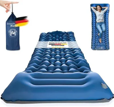 Produktbild von Famanu Isomatte selbstaufblasend, 10 cm dick, ergonomisch, kompakt