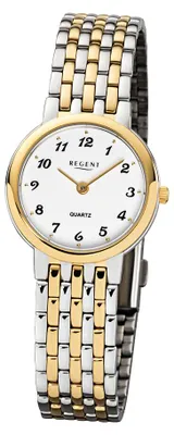 Produktbild von REGENT Damenuhr F1048 Edelstahl Quarzwerk