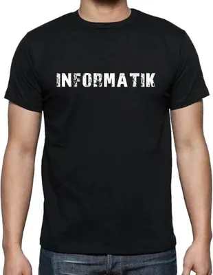 Produktbild von Herren Grafik T-Shirt Informatik Öko-Verantwortlich Vintage Jahrgang Kurzarm Lustige Druck Geburtstag Geschenk Mann