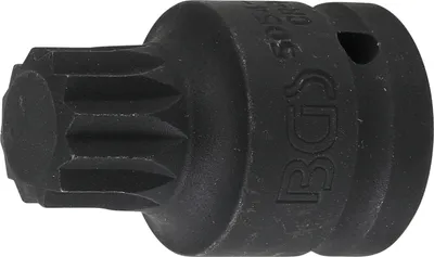 Obrázek produktu pro BGS technic Impact Bit Socket, Chrom-molybdenová ocel, 240 mm, 55 mm, 240 g