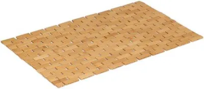 Produktbild von Famanu Badematte Antirutsch und aufrollbar - 70 x 42 cm natur