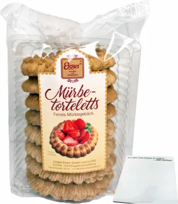 Produktbild von Esser Mürbe-Torteletts (250g Packung) + usy Block