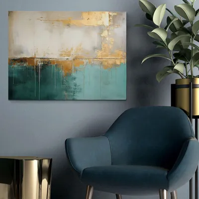 Productafbeelding van Wallity, KNV10262 - 70100, Decoratief canvas schilderij, Meerdere kleuren, 100% HOUT, 70 x 100 cm