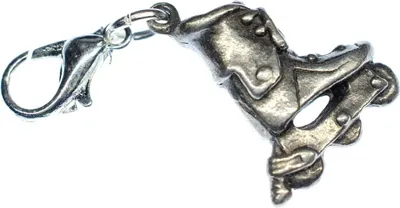 Produktbild von Inliner 3D Charm Rollschuh Sport Inlineskating Miniblings Anhänger 3 Rollen