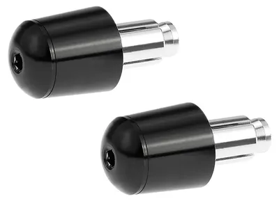 Image de Lot de deux embouts de guidon universels en aluminium pour moto