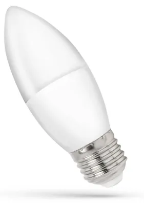 Zdjęcie produktu dla Spectrumled żarówka LED świeczka E27 8W 620Lumen 3000K ciepła biel 230V 160°
