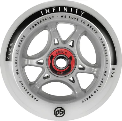 Immagine prodotto di Ruote Powerslide Infinity RTR con cuscinetti Abec 9 (4 pezzi), 90, 85A