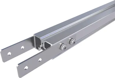 Produktbild von HSI Terra Systec Profilverbinder Aluminium Pressblank inkl. Schrauben 100 mm - 10 Stück