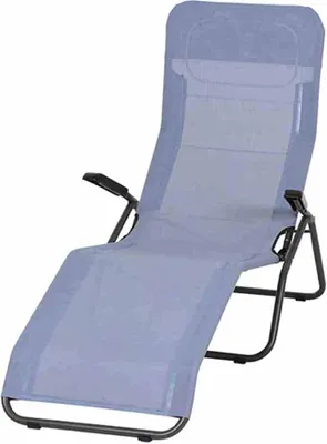 Produktbild von SIENA GARDEN Anco Kippliege anthrazit / taubenblau
