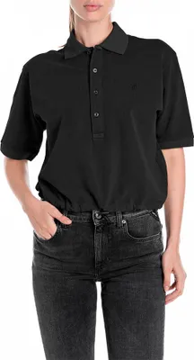 Produktbild von Replay W3396.000.23766g Poloshirt Schwarz XS Frau Schwarz XS