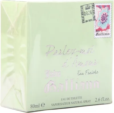 Obrázek produktu pro John Galliano PARLEZ MOI D'AMOUR Eau Fraiche toaletní voda 80ml