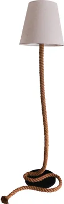 Produktbild von Näve Leuchten Stehleuchte "ROPE" H: 165cm Stehleuchte "ROPE" H: 165cm Stehleuchte - Stehleuchte "ROPE" H: 165cm, Stehlampe im Landhaus Stil, aus Metall, Kunststoff und Textilmaterial in natur, 165 cm hoch, Ø 40 cm, E27-Fassung – Druckschalter