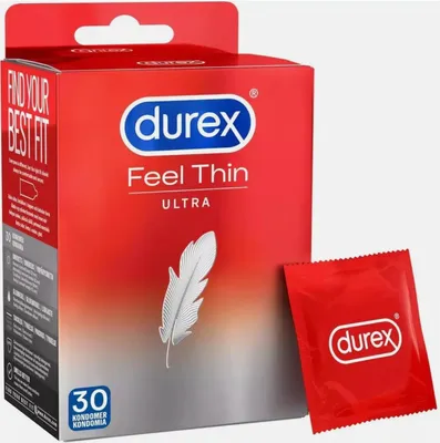 Image de Durex Feel Thin - Préservatifs 20% plus fins 30pcs