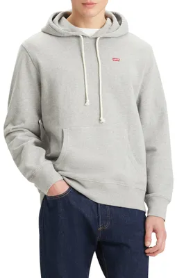 Zdjęcie produktu dla Bluza męska LEVIS 34581 0047 - Bluza z kapturem, kolor: szary (ciemny odcień)