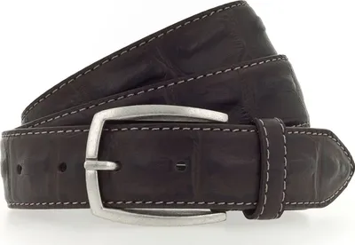 Produktbild von Vanzetti Leder Gürtel 35mm Leather Belt W80 Dark Brown dunkelbraun