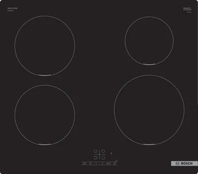 Immagine prodotto di Piano cottura a induzione 60 cm 4 fuochi nero Bosch PUE611BB5E