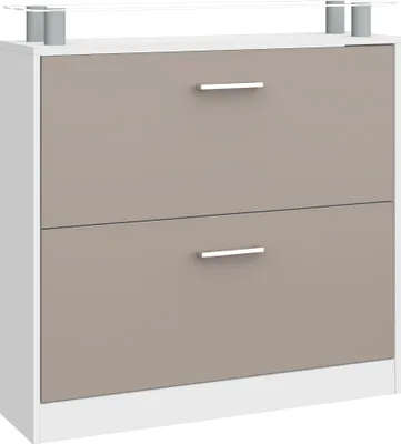 Produktbild von Schuhschrank "Finn" weiß-cappuccino