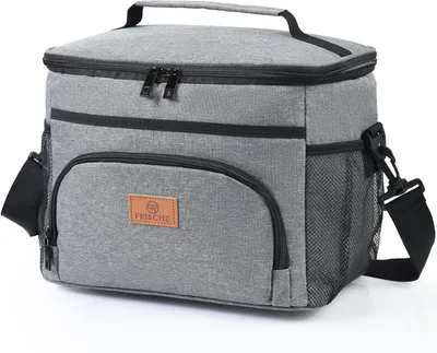 Immagine prodotto di Borsa termica isolata, capacità 15 litri, pieghevole, ideale per scuola e lavoro