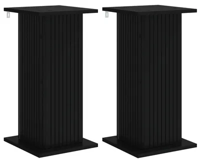 Immagine prodotto di vidaXL Portavasi 2 pezzi Nero 30,5 x 30 x 60,5 cm MDF
