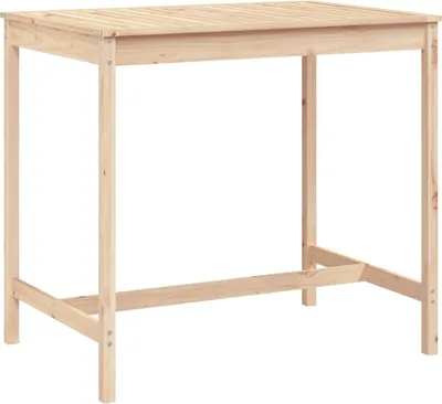 Produktbild von vidaXL Gartentisch 121x82,5x110 cm Massivholz Kiefer
