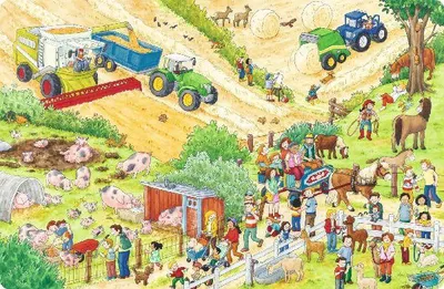 Produktbild von Mein großes Bauernhof-Wimmelbuch