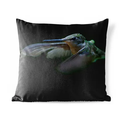 Obrázek produktu pro MuchoWow® Vnější polštář - Kolibřík - Pták - Zelený -40x40 cm- Odolnost proti povětrnostním vlivům - polštář do obývacího pokoje