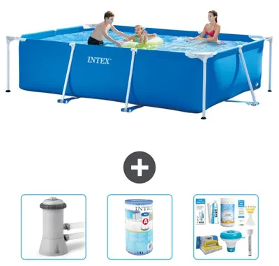 Immagine prodotto di Piscina fuori terra rettangolare - 300x200x75 cm - composta da 4 parti - modello S22352