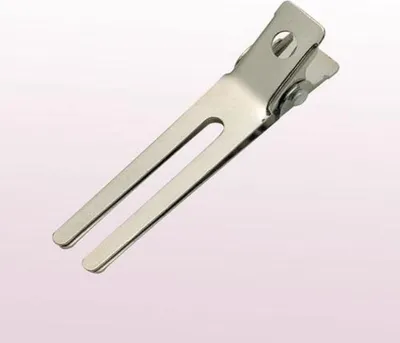 Zdjęcie produktu dla Metalowe klipsy dzielone 46 mm 100 sztuk 1 opakowanie (1 x 100 sztuk)