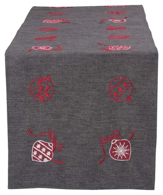 Obrázok produktu pre Elegantná vianočná obruska s výšivkou, 40x140 cm