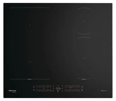 Produktbild von Hisense Hi6 Induktionskochfeld, 60 cm, Schwarz, Integriert, 60 cm, Zonen-Induktionskochfeld, 4 Zone(n), 4 Zone(n)