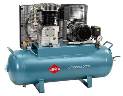 Produktbild von Kolbenkompressor, 100 Liter Tankvolumen - 14 Bar - 3 PS / 2,2 kW Leistung - Elektrisch