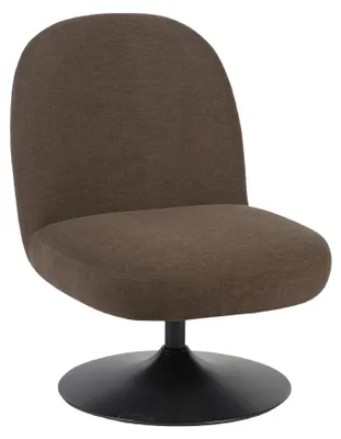 Zdjęcie produktu dla HOMLA Fotel LIGNERO obrotowy brązowy 61x75,5x84 cm