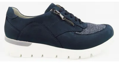 Produktbild von Waldläufer K-Ramone DENVER sportlicher Schnürer Blau in Gr. 41