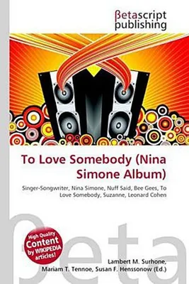 Produktbild von To Love Somebody (Nina Simone Album)