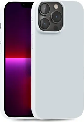Produktbild von Hülle für Apple iPhone 13 Pro - Handyhülle Cover aus Silikon in Weiß
