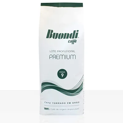 Zdjęcie produktu dla Buondi® caffè 12569922 Buondi® caffè PREMIUM Ziarna do espresso, łagodna mieszanka ziaren arabiki i robusty, 1000 g