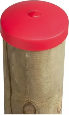 Produktbild von Pfostenkappe ROT Ø 100 mm Rund Kappe für Rundhölzer Ø 10 cm Spielturm