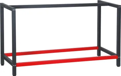 Obrázok produktu pre Rám pracovného stola Wiltec 150 x 57 x 81 cm z ocele, rám pracovného stola v antracitovo červenej farbe, rám stola max. 200 kg ako pracovný stôl, pracovný stôl a príborník