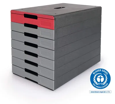 Obrázek produktu pro DURABLE Zásuvkový box IDEALBOX PRO 7, ?ervená, 776303