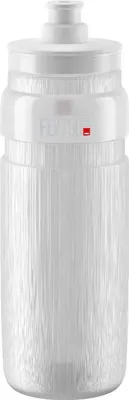 Zdjęcie produktu dla Bidon ELITE FLY TEX Przezroczysty Szare Logo 750ml SUPER LEKKI BPA FREE