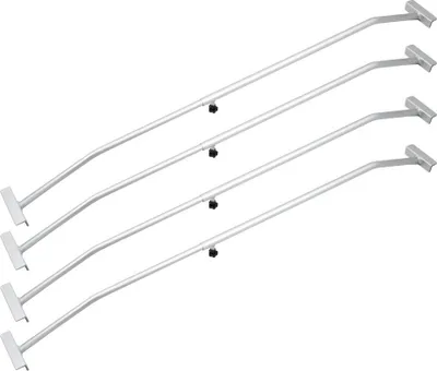 Produktbild von Bituxx 4er Set Anhänger Flachplanenbügel 100 - 145 cm Aluminium MS-19625