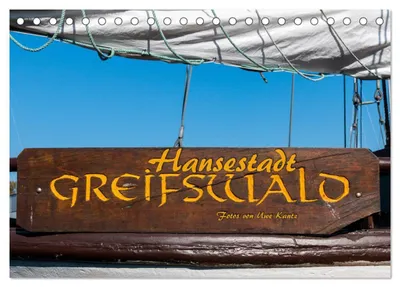 Produktbild von Hansestadt Greifswald (Tischkalender 2027 DIN A5 quer), CALVENDO Monatskalender