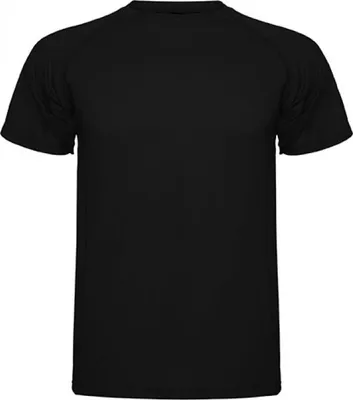 Produktbild von Roly CA0425 | Herren Montecarlo T-Shirt, Piqué - Farbe: Black 02 - Größe: M
