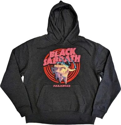Obrázek produktu pro Black Sabbath - Mikina s kapucí "Paranoid" pro muže/dámy Uni RO5663 (M) (Anthracite)