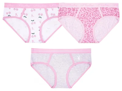 Produktbild von Playboy Unterwäsche- und Sport-BH-Sets für Damen mit Bunny-Motiv für Juniorgröße