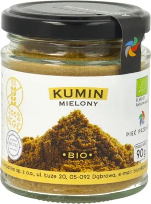 KUMIN MIELONY BEZGLUTENOWY BIO 90 g - PIĘĆ PRZEMIAN