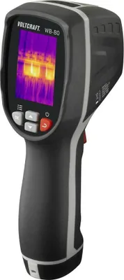 Produktbild von Voltcraft Wärmebildkamera WB-80, -20 bis 600 °C, 32 x 32 Pixel, 9 Hz, integrierte Digitalkamera, ergonomische Bauweise, Cold- & Hot-Spot-Tracking, Wärmebildüberlagerung
