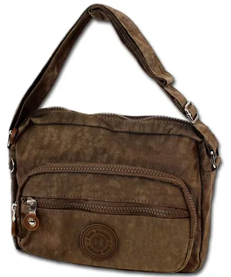 Produktbild von Bag Street Tasche Damenhandtasche Nylon braun 22x8x15 D3OTJ227N