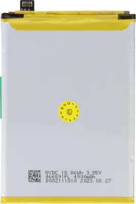 Productafbeelding van Accu geschikt voor OPPO A18, lithium-polymeer, 3,87V, 4890mAh, 18,9Wh, zonder gereedschap